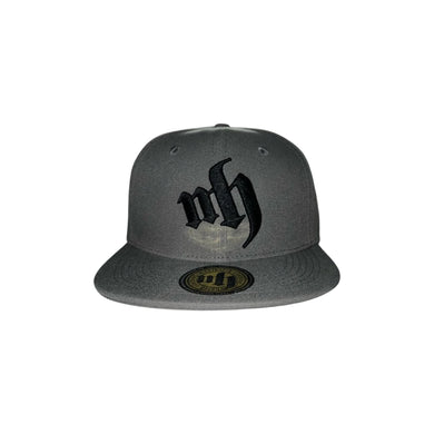 MH - Gray Solo Fitted Cap