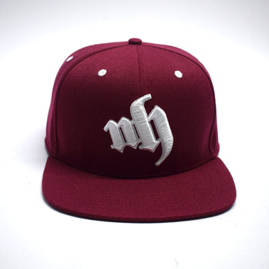 MH - MAROON LOGO SNAP BACK