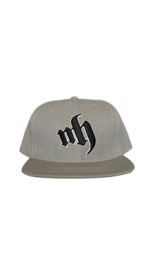 MH - Black on Grey Solo Logo - Snapback