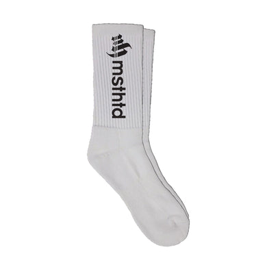 MH - 3 Stripe Socks - White