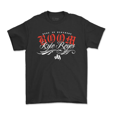 4BOOM-BLACK TEE